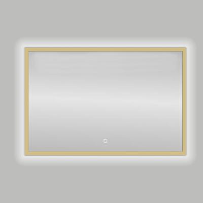Best Design Badkamerspiegel Nancy Isola LED Verlichting 80x60 cm Mat Goud