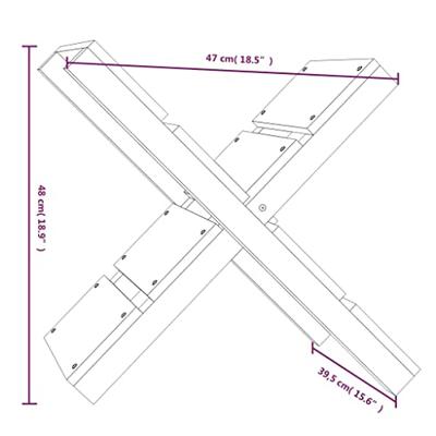 Houtblokhouder 47x39,5x48 cm massief grenenhout Houtblokhouder 47x39,5x48 cm massief grenenhout