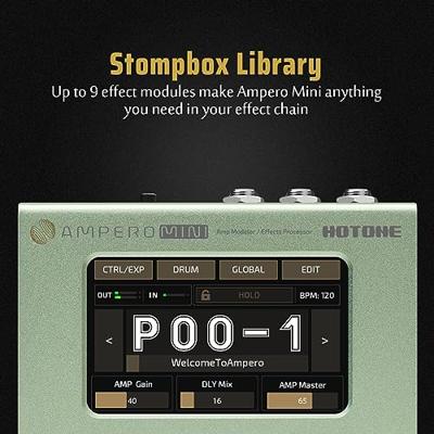 Hotone MP-50 Ampero Mini Amp Modeler / Effects Processor Matcha