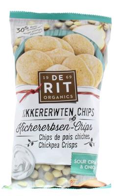 De Rit Kikkererwten Chips Sour cream-onion