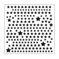 Mundart Stempel • stencil sterren - thumbnail