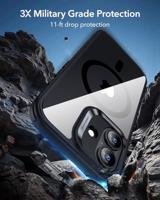 ESR Case Apple iPhone 17 Zwart, Transparant - thumbnail