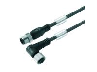 Weidmüller 9457311000 Sensor/actuator connector, geassembleerd M12 Aantal polen (sensoren): 4 Stekker, recht, Bus, haaks 10.00 m 1 stuk(s) - thumbnail