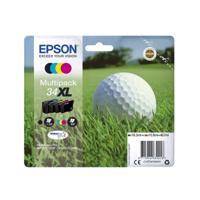 Epson inktcartridge 34, 300 pagina's, OEM C13T34644010, geel - thumbnail