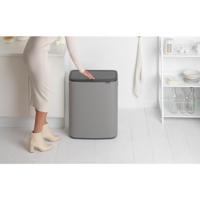 Brabantia 223129 vuilnisbak 60 l Rechthoekig Kunststof Grijs - thumbnail