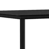 7-delige Tuinset textileen en staal zwart - thumbnail