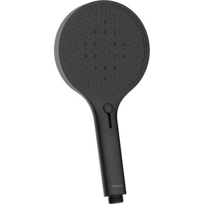 Handdouche Hotbath Cobber 4-F Infinite 13,5 cm Geborsteld Zwart Handdouche Hotbath Cobber 4-F Infinite 13,5 cm Geborsteld Zwart