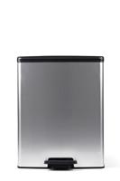 Curver Deco bin slim 254619 Afvalbak 52 l (b x h x d) 486 x 615 x 284 mm Zilver, Zwart 1 stuk(s) - thumbnail