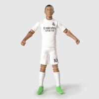 Gearticuleerde figuur - Real Madrid - MEGABLEU - Mbappé - 20 cm - thumbnail