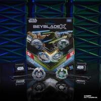 Beyblade X and Star Wars Collab Obi-Wan Kenobi 4-60P vs. General Grievous 3-80HN - thumbnail