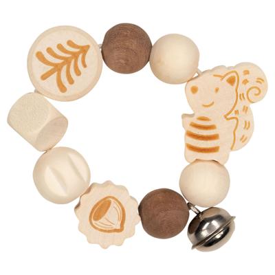 Heimess bijtring eekhoorn junior 8 cm hout beige/ Heimess bijtring eekhoorn junior 8 cm hout beige/