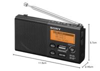 Sony XDR-P1DBP DAB radio Zwart - thumbnail