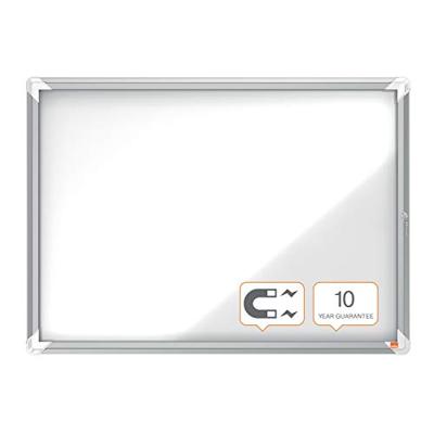 Nobo Premium Plus binnenvitrine, draaideur met slot, magnetisch, 8 x A4