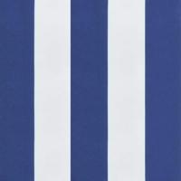Tuinbank Kussen Blauw en wit 180 x 50 x 4 cm Oxford stof - thumbnail
