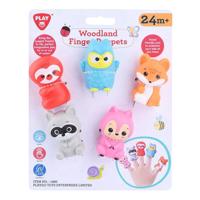 Playgo vingerpoppetjes bosdieren - 5st. - thumbnail