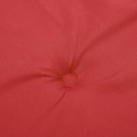 VidaXL Tuinstoelkussens 2 st 40x40x3 cm oxford stof rood - thumbnail