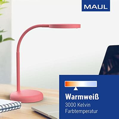 MAULjoy bureaulamp, LED, op voet, oud/zacht roze