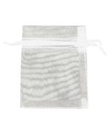 Ruben Robijn Organza buidel wit (1 st) - thumbnail