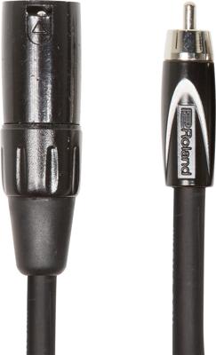 Roland RCC-10-RCXM XLR (male)- RCA kabel 3 meter Roland RCC-10-RCXM XLR (male)- RCA kabel 3 meter