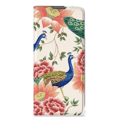 Smartphone hoesje voor OnePlus Nord CE 2 5G Pink Peacock Smartphone hoesje voor OnePlus Nord CE 2 5G Pink Peacock