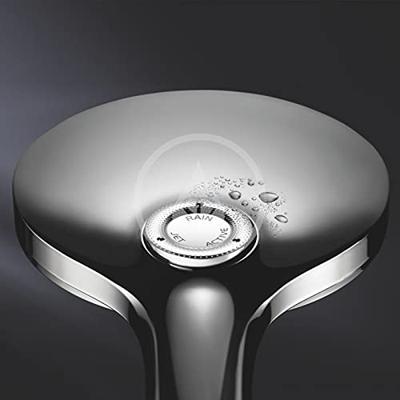 GROHE Rainshower SmartActive 130 Glijstangset - 60cm - ronde handdouche - 3 straalsoorten - gladde doucheslang - met zeepschaal - chroom 26575000 - thumbnail