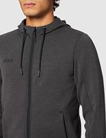 JAKO 6829 Jas Met Kap Premium Basics - Antraciet Gemeleerd - 3XL - thumbnail