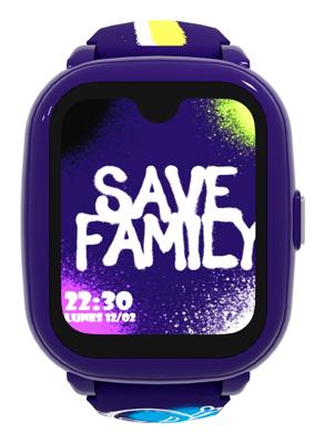 Smartwatch SaveFamily Paars 40 mm