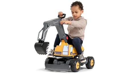 Volvo FALK Graafmachine - 360° Draaibare Cabine - Knikgraafmachine met Openklapbare Stoel - 100% Gemaakt in Frankrijk - 3 Jaar Garantie