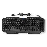 Bedraad Gaming Toetsenbord | USB Type-A | Membrane Toetsen | LED | AZERTY | Frans | Lengte stroomkabel: 1.30 m | Multimedia - thumbnail