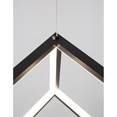 Lyora Vierkante hanglampGabbia zwart - 9818251