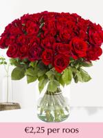 Rode rozen - XL rozen 60 cm - 10 t/m 99 rozen - EverRed - thumbnail
