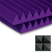 Auralex Studiofoam Wedge CHA Charcoal 24x24x2 absorber grijs (per stuk) - thumbnail