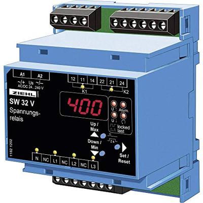 Ziehl SW32V S222279 Spanningscontrole relais Aantal relaisuitgangen: 2 Ziehl SW32V S222279 Spanningscontrole relais Aantal relaisuitgangen: 2