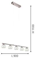 Eglo Design hanglampAscolese - 94319 - thumbnail