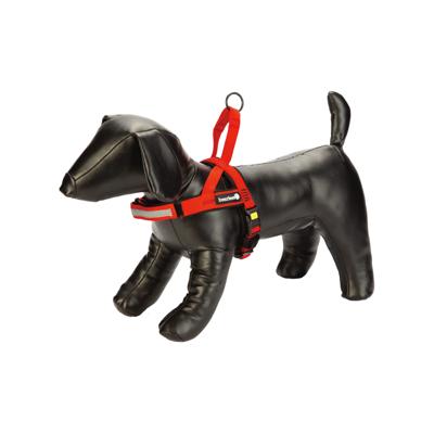 Beeztees Parinca Premium Comfort - Hondentuig - Nylon - Rood - 52-62 cm x 25 mm