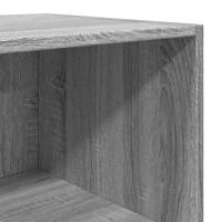 Hoge kast 40x41x185 cm bewerkt hout grijs sonoma eikenkleurig - thumbnail