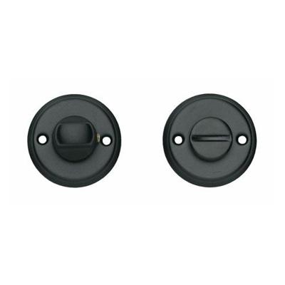 Intersteel | Rozet toilet-/badkamersluiting schroefgat | Mat Zwart