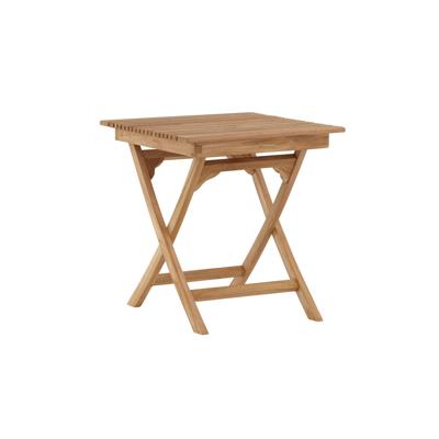 Nohr Inklapbare Bistrotafel 'Leea' Teakhout, 70 x 70cm