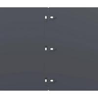 Gazonranden 10 st 25x103 cm koudgewalst staal antraciet - thumbnail