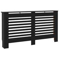 Radiatorombouw 152x19x81,5 cm MDF zwart - thumbnail