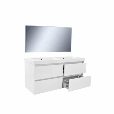 Badkamermeubelset Sanilux Trendline 120x47x50 cm Wit Badkamermeubelset Sanilux Trendline 120x47x50 cm Wit