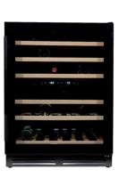 Vinata Vernale Wijnklimaatkast Vrijstaand en onderbouw - Zwart - Wijnkoelkast 51 flessen - 82 x 59.5 x 58 cm - Wijnkast - thumbnail