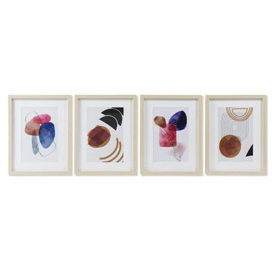 Schilderij DKD Home Decor Abstract Modern (35 x 2 x 45 cm) (4 Stuks)