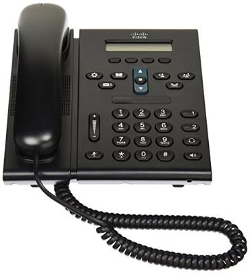 Unified IP Phone 6921 Slimline - VoIP-telefoon - SCCP, SIP - multiline - houtskool Unified IP Phone 6921 Slimline - VoIP-telefoon - SCCP, SIP - multiline - houtskool