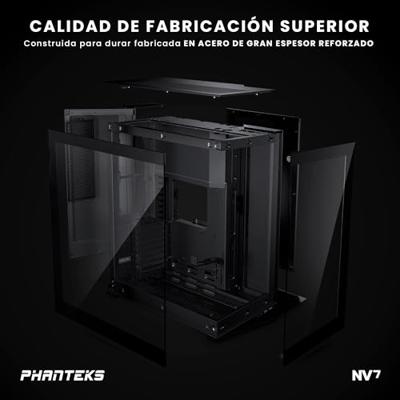 Phanteks PHANTEKS NV Series NV7 Big-Tower, Tempered Glass, DRGB - schwarz Full Tower PC-behuizing, Gaming-behuizing Wit