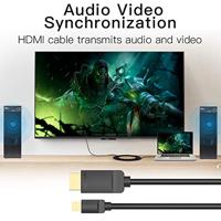 Mini DisplayPort-kabel Vention HABBH Zwart 2 m - thumbnail