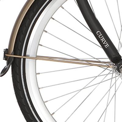 Alpina spatbordstang voor 26 curve matt gold