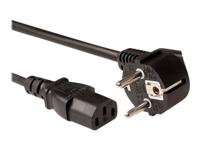 ACT AK5213 Stroomkabel LSZH Randaarde Stekker CEE7/7 male (haaks) - C13 Zwart - 5 meter - thumbnail