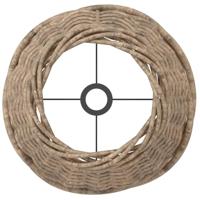 Lampenkap 15x12 cm wicker bruin - thumbnail