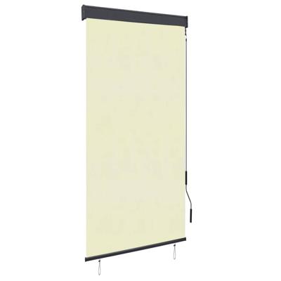 VidaXL Rolgordijn voor buiten 100x250 cm crème